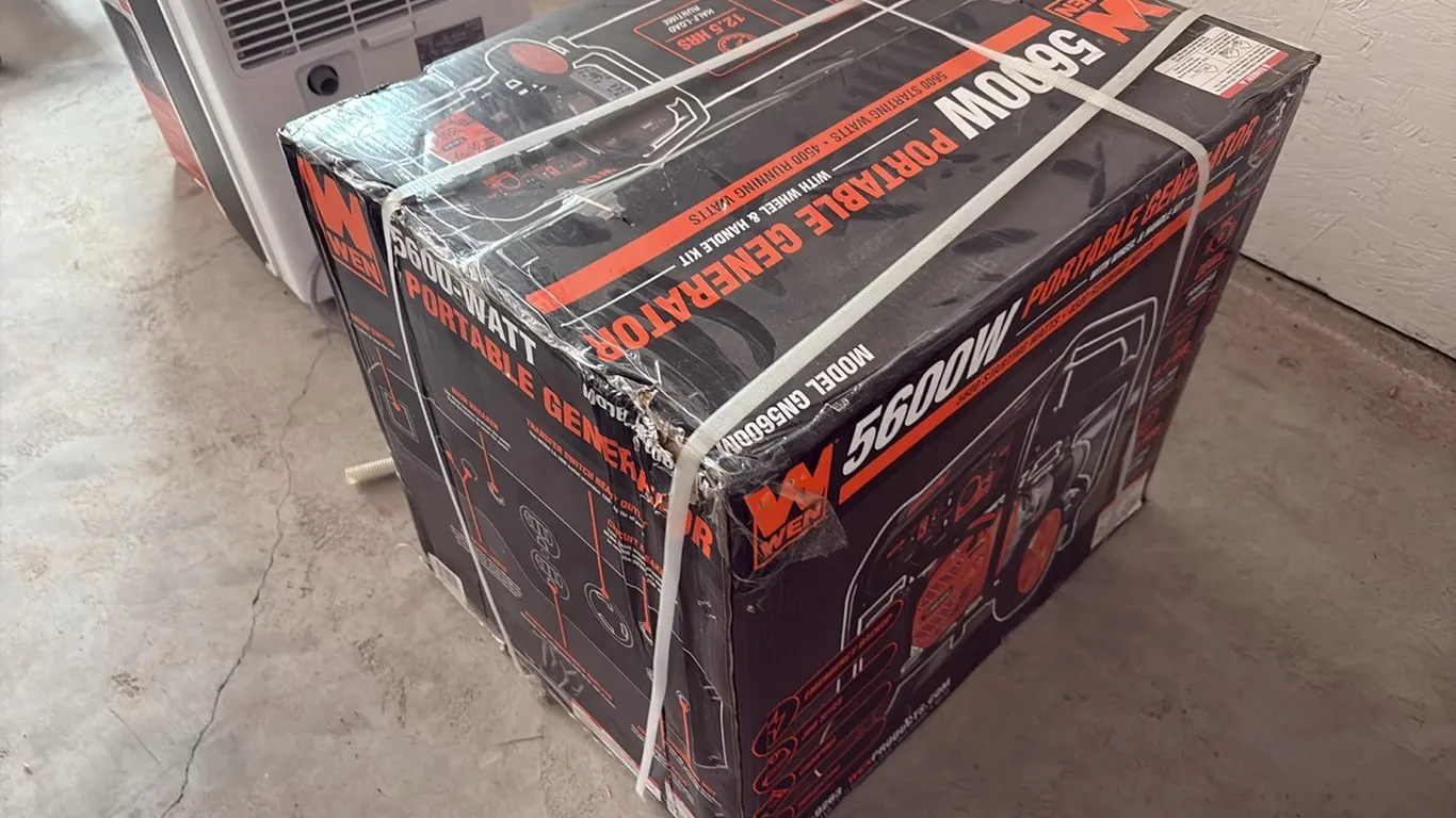 Unused Wen 5600w portable generator w/ 224cc engine