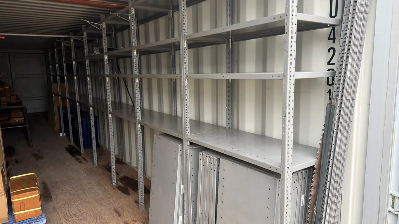 24’x85”x18” Steel Shelving