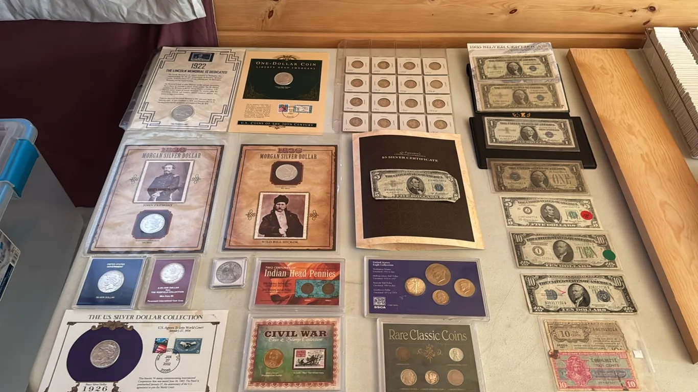 Assorted collectible USD currency