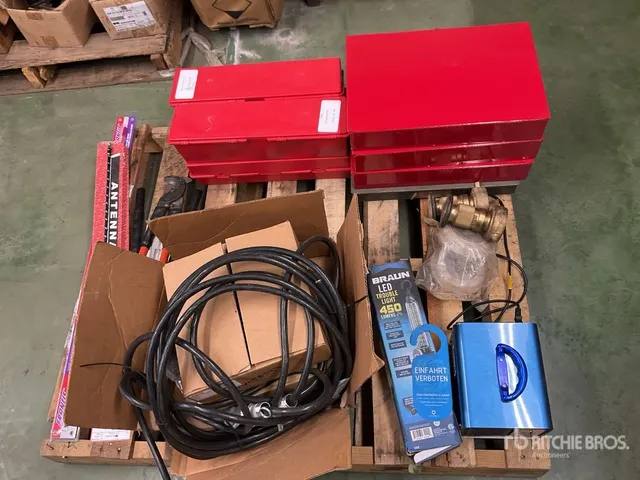 Quantity of Road Reflector Kits, Imperial Storage Boxes, Ozone Machine, New 2/0 Gauge Wire and Misc. Items