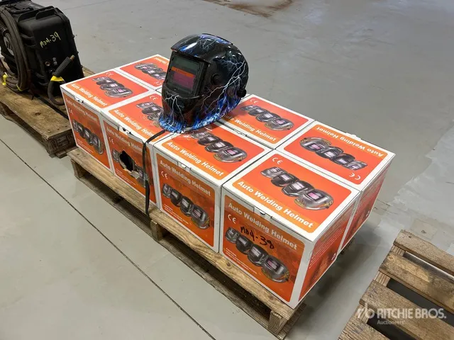 Quantity of (9) Auto Darkening Welding Helmets (Unused)