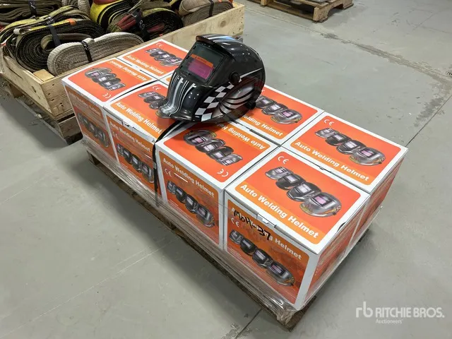 Quantity of (9) Auto Darkening Welding Helmets (Unused)