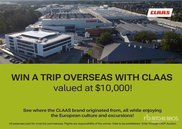 CLAAS European Factory Tour for Four - Donated by CLAAS - Valued at $10,000