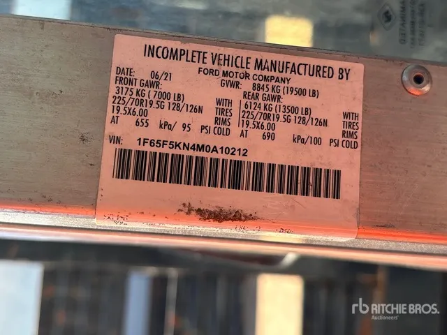 2021 Ford F59 Step Van