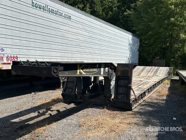 2016 Kaufman DP55 55 ton Tri/A Lowboy Trailer