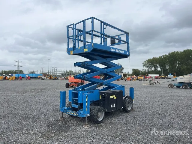 2016 Genie GS-3369RT 4x4 Diesel Scissor Lift