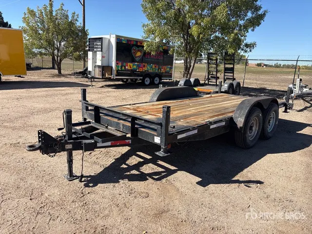 2000 Bourg 16 ft T/A Equipment Trailer