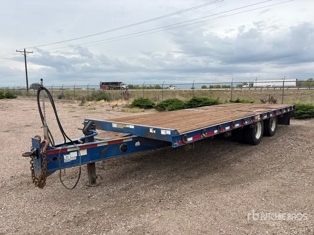 2017 Trail King TK40LP2-24 24 ft T/A Flatbed Trailer