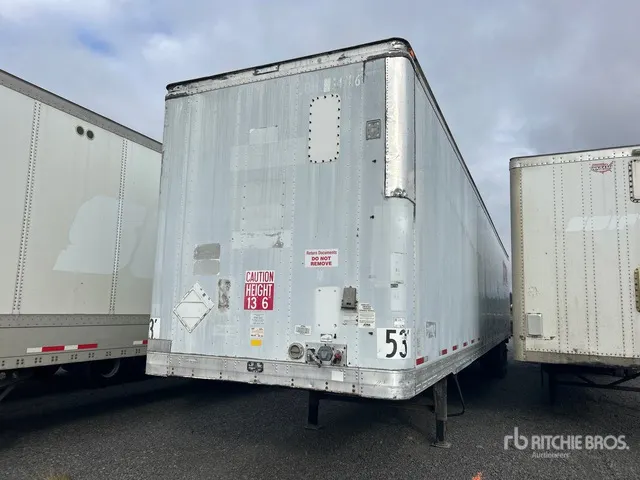 2000 Trailmobile 53 ft x 102 in T/A Van Trailer