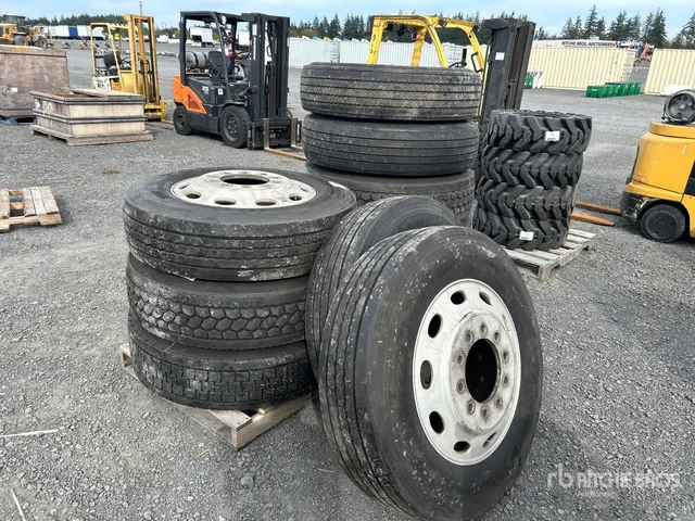 Quantity of (10) 285/75R24.5 Tires