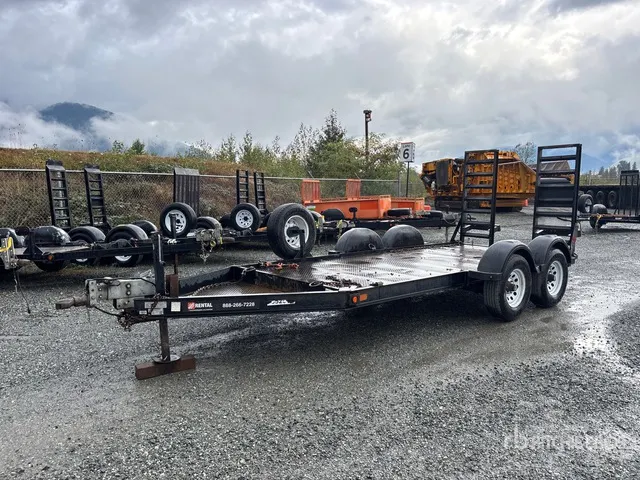 2020 Miska 14 ft T/A Equipment Trailer
