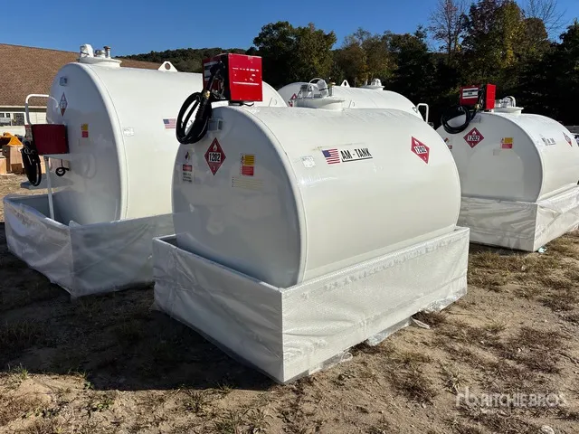 2026 AM Tank 1000 Diesel 1050 gal Skid Mounted Steel Diesel Fuel Tank (Unused)