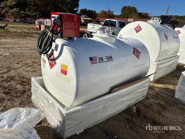2026 AM Tank 500 Diesel 490 gal Skid Mounted Steel Diesel Fuel Tank (Unused)