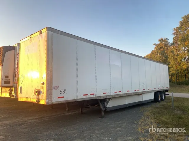 2016 Wabash DVCVHPC 53 ft x 102 in T/A Van Trailer