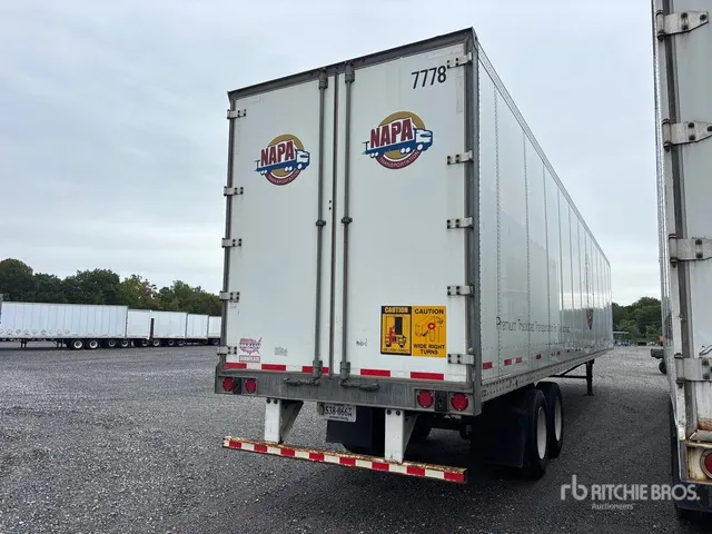 2014 Wabash DVLSHPC 53 ft x 102 in T/A Van Trailer
