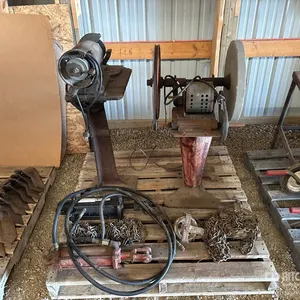 Grinder, (2) Hydraulic Cylinder, Chain Hoist