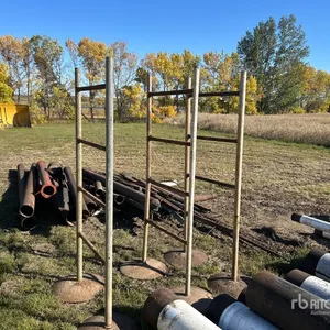 Quantity of (3) 27 in x 72 in Pipe Stand