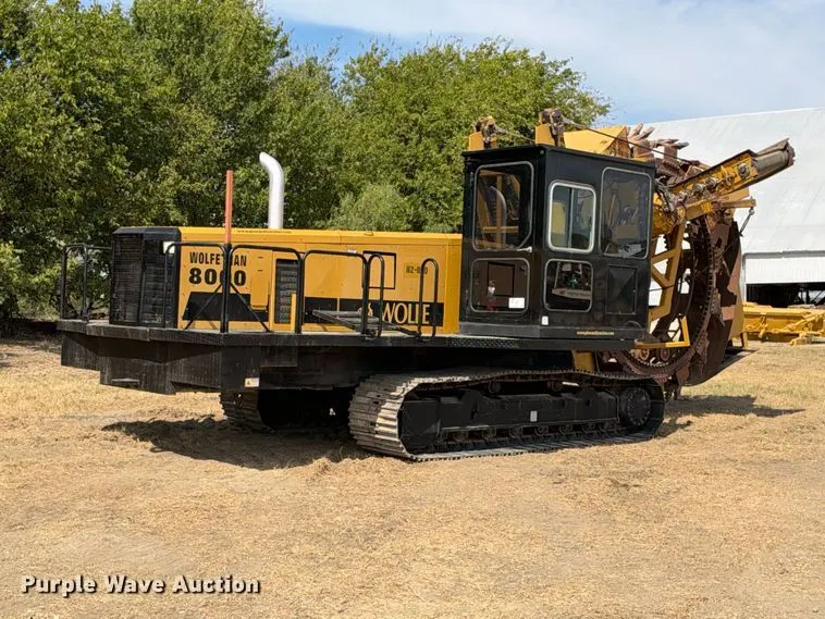 2014 Wolfe Man 8000 bucket wheel trencher