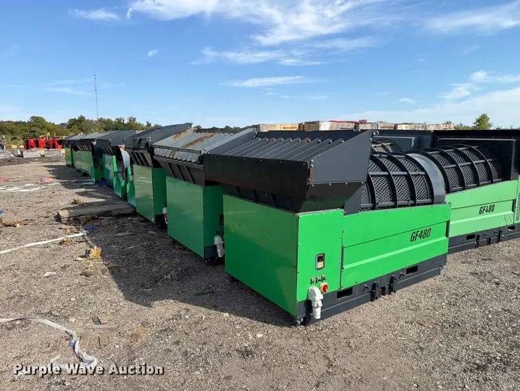 (12) Erie Industries GF480 trommel screens