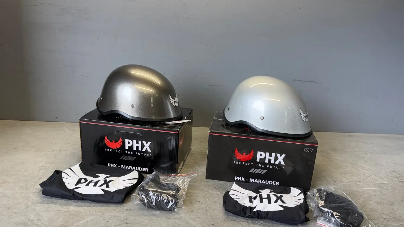 (2) Unused PHX Open Faced Helmets