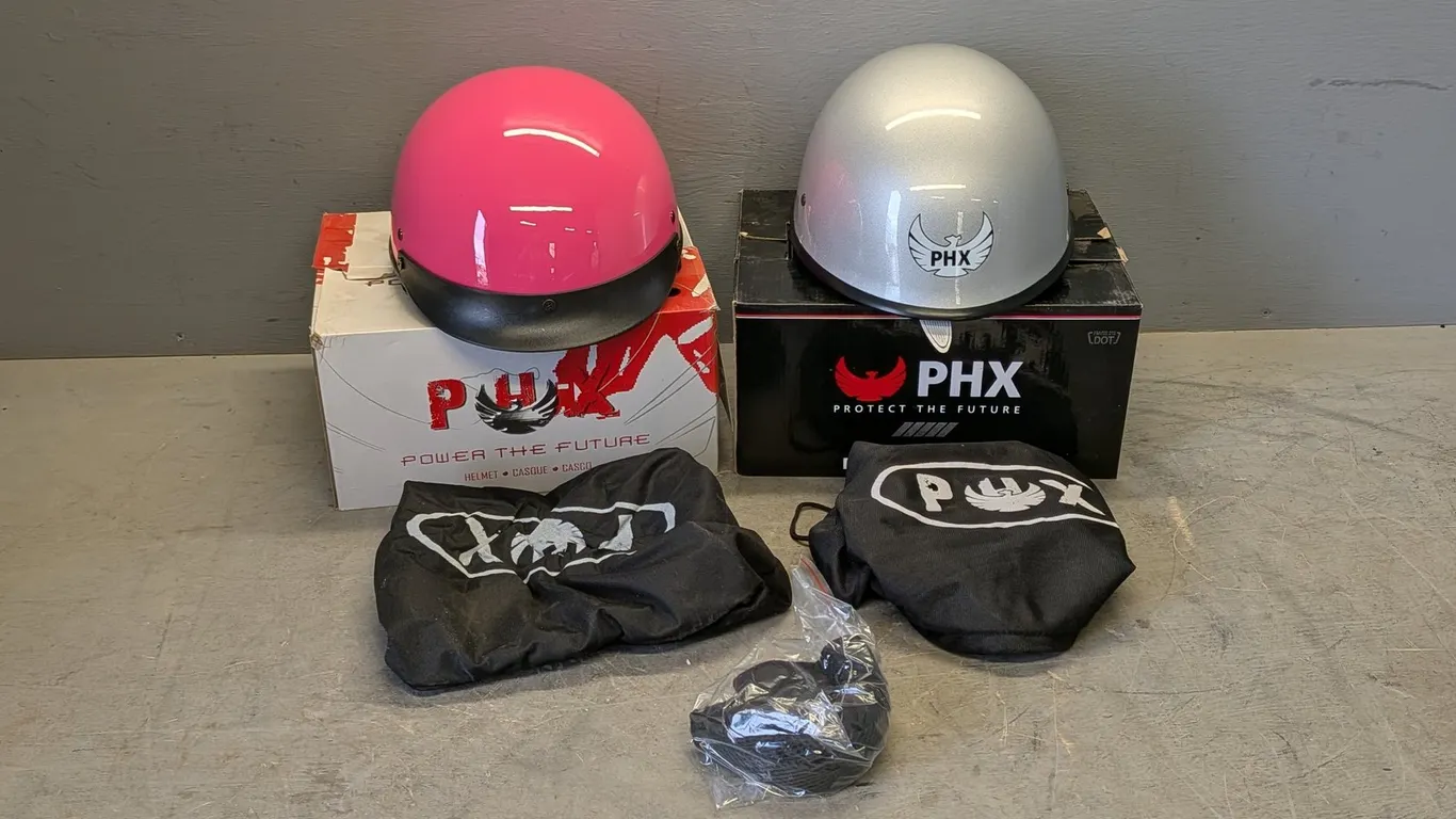 (2) Unused PHX Open Faced Helmets