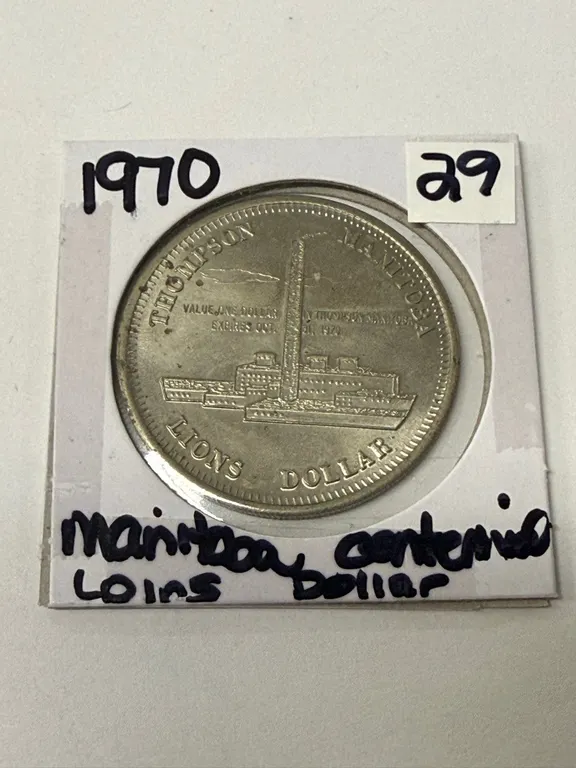 1970 Manitoba Centennial Dollar Canadian Coin