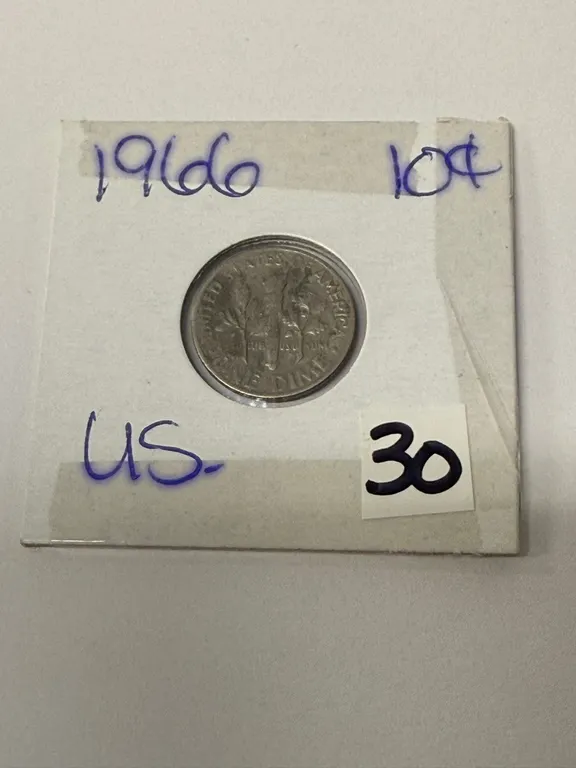 1966 Ten Cent USA Coin