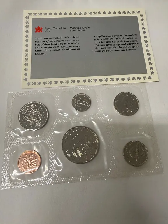 1986 Uncirculated Canadian Coin Set