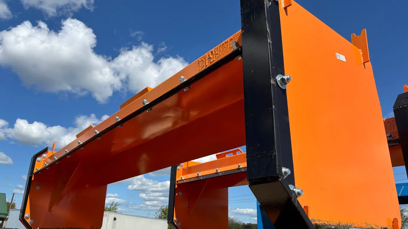 10' Snow Pusher with Steel Blades V2023