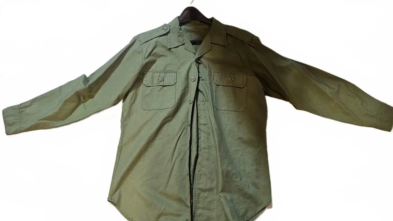 US Army OG-507 Utility Shirt Size 15.5 NATO Stock Number 8415-21-904-5533