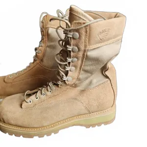 Boulet Military Jungle Boots Size 10R Suede Leather and Canvas