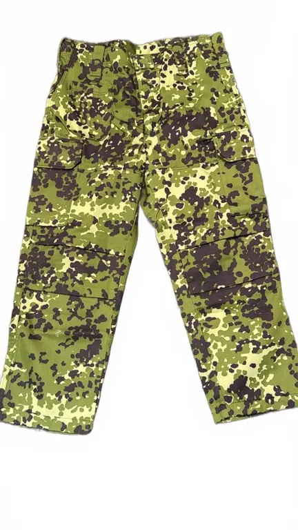 Danish M84 Camouflage Cargo Pants HMAK 2002 Size 10 Poly/Cotton