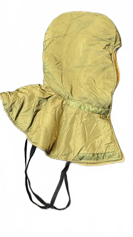 Military Green Cold Weather Hood with Chin Straps and Neck Cover