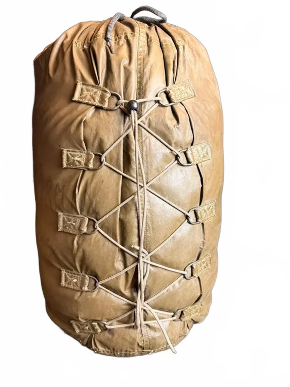 Canadian Military Surplus Mummy-Style Sleeping Bag with Stuff Sack