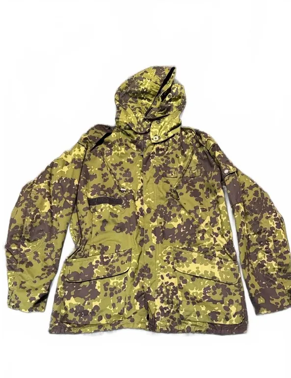 HMAK 2004 Danish M84 Camo Field Jacket, Size 8, Poly/Cotton Blend