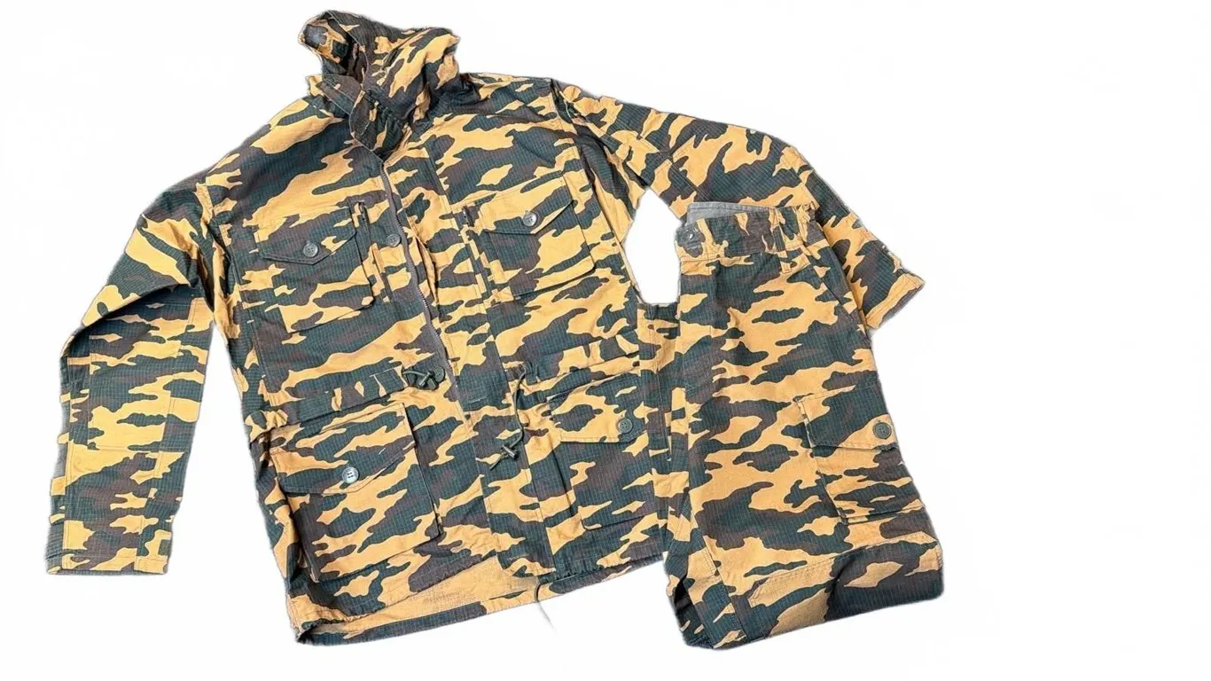 Russian Flora Pattern Camouflage Uniform Set, Size 108-88, Jacket and Trousers
