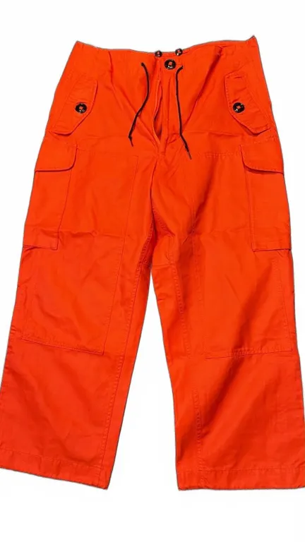 Sportive MFG. Inc. Orange Cargo Pants Size 7040 NSN 8415-21-870-5313