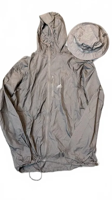 Arc'teryx Grey Hooded Jacket and Bucket Hat Set