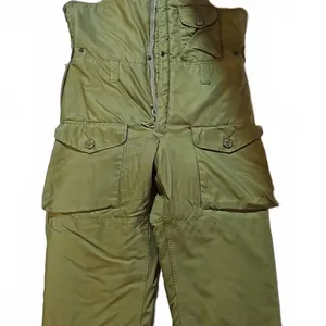 Military Green Cold Weather Field Pants with Zippers and Pockets