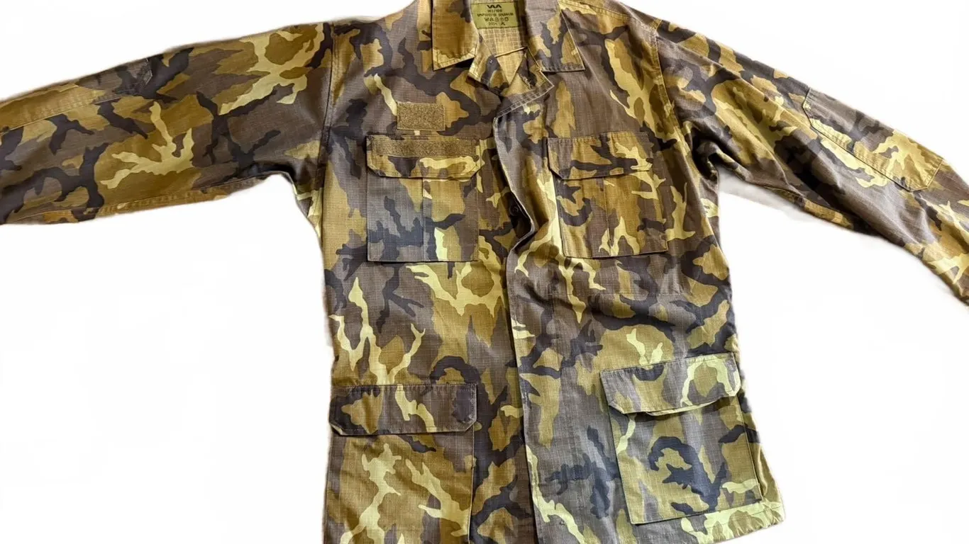 VMA TEP-200 Ripstop Camouflage Jacket, 50% Polyester 50% Cotton, Size 2, 2005