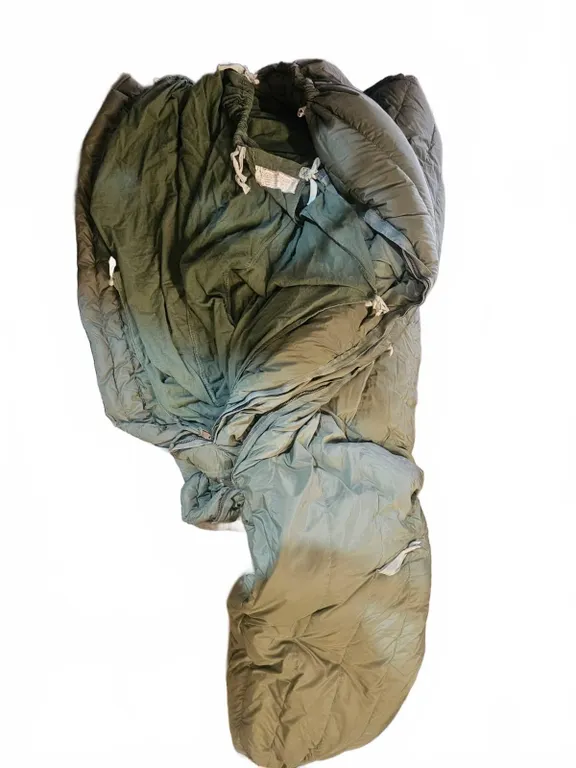Military-Issue Cold Weather Sleeping Bag Liner Green With Tie Closures