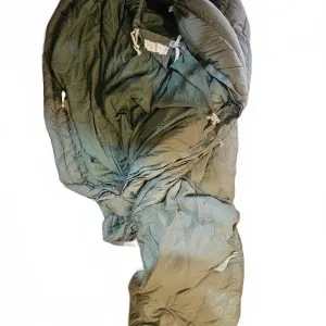 Military-Issue Cold Weather Sleeping Bag Liner Green With Tie Closures