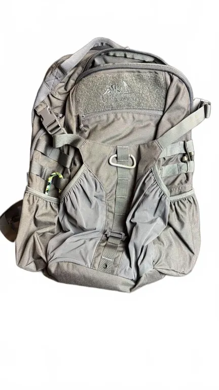 Eberlestock Grey Tactical Backpack with Multiple Straps and Storage Pockets