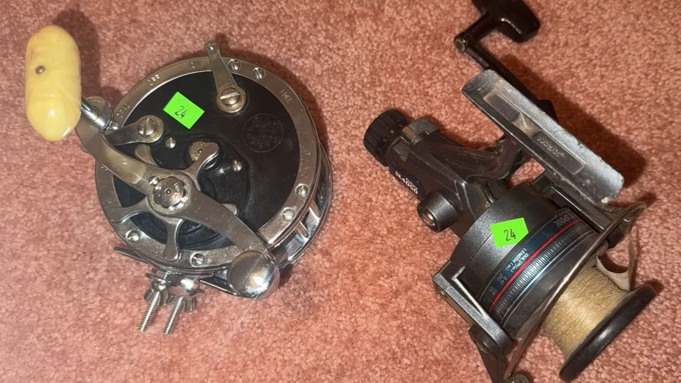 Penn No. 49 Super Mariner and Daiwa SK4050 Fishing Reels