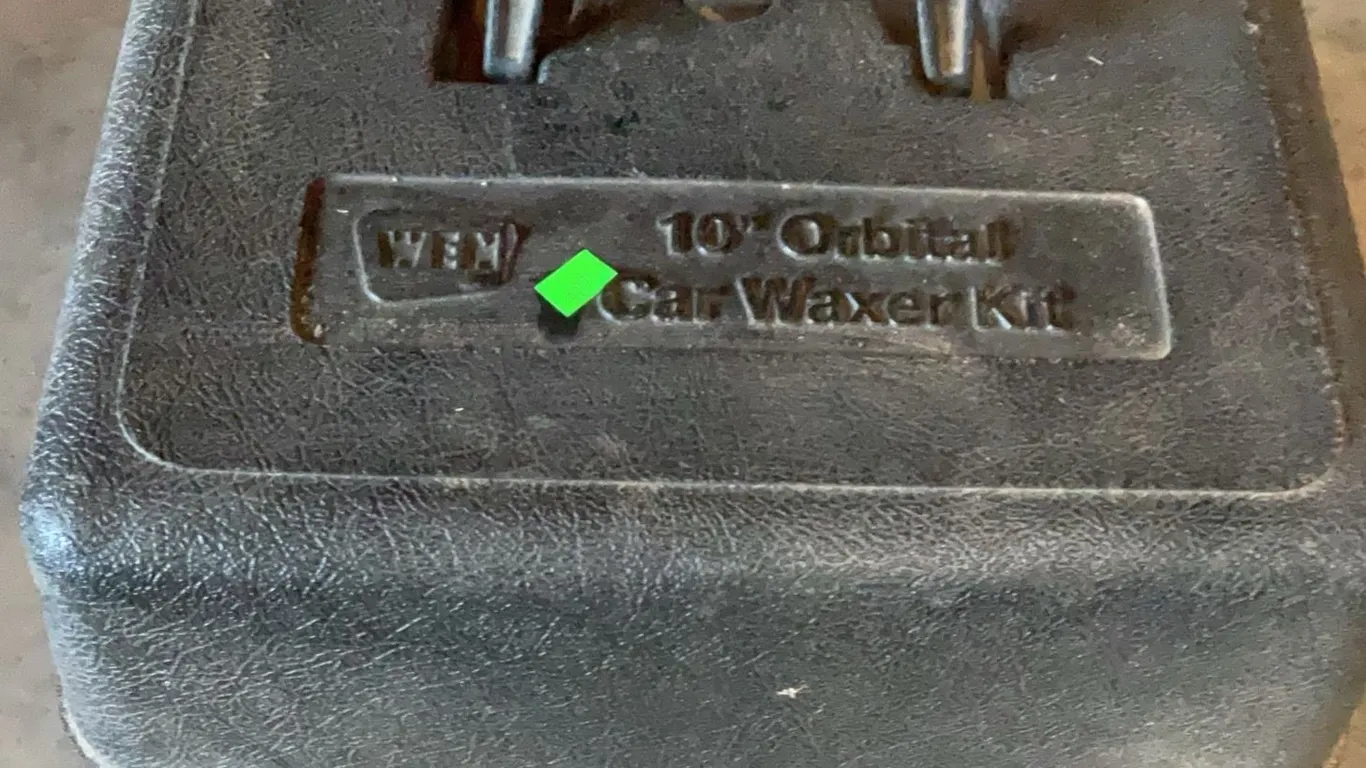 WEN 10" Orbital Car Waxer with Case and Accessories
