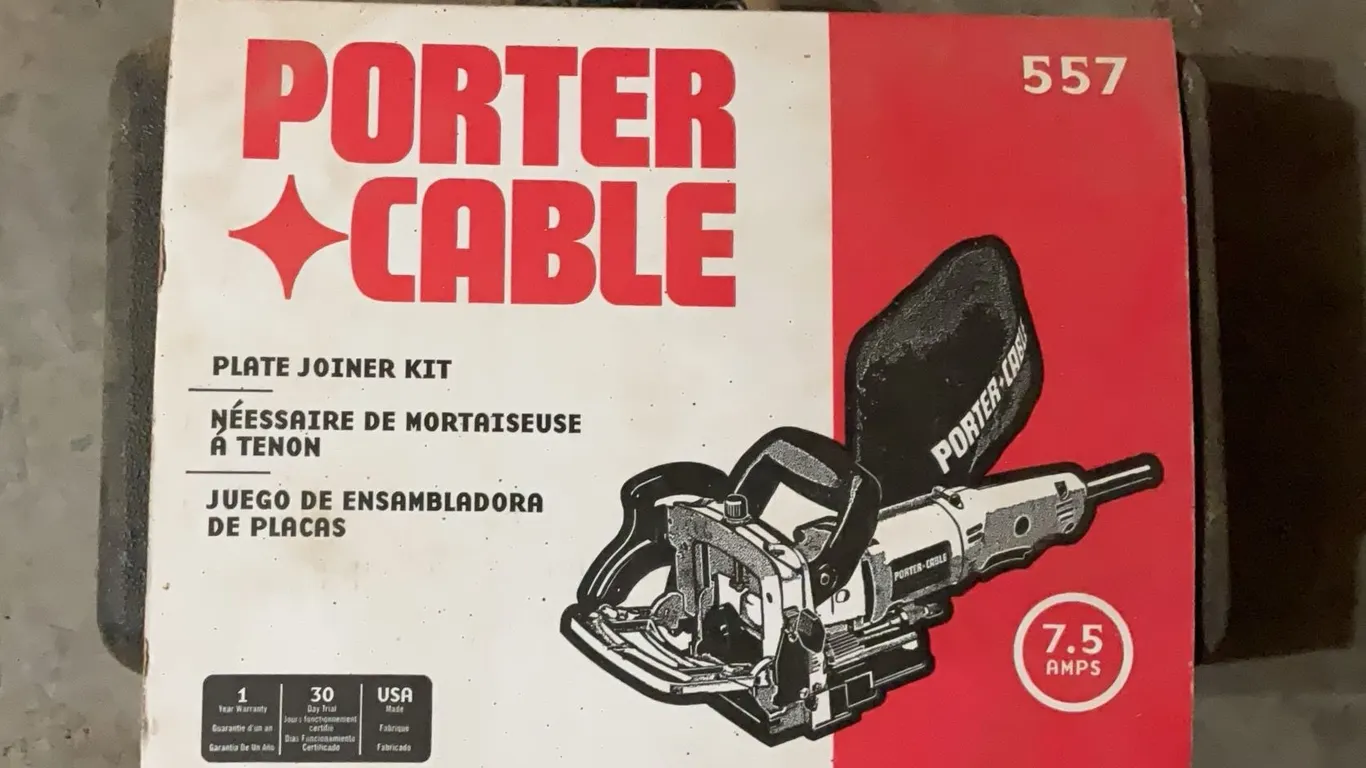 Porter-Cable Model 557 Plate Joiner Kit with Case and Accessories