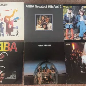 6 ABBA Vinyl Records Albums