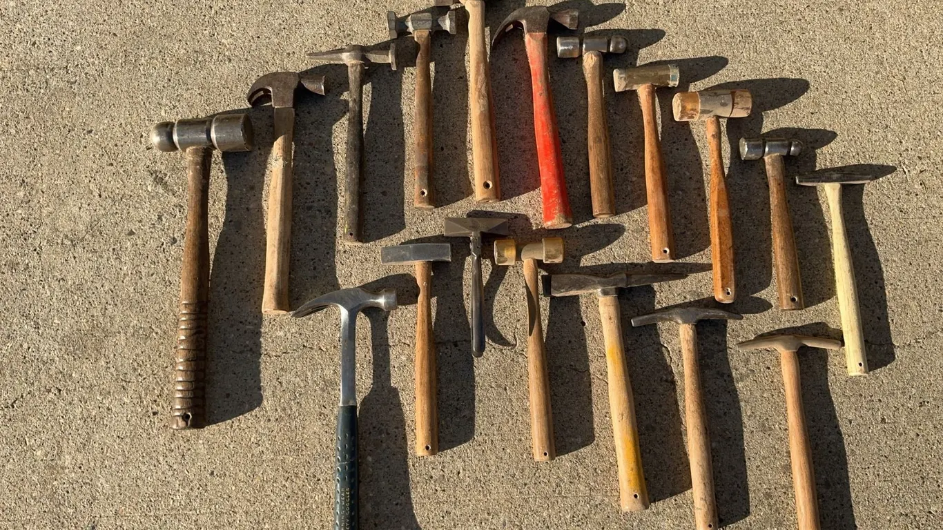 25 Vintage Hammers and Mallets – Mixed Styles and Materials