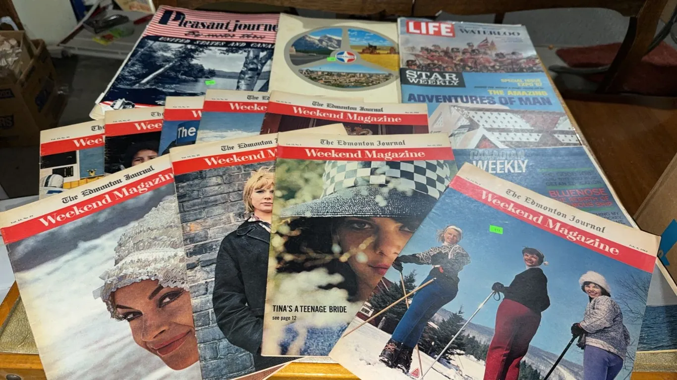 1960s Canadian Weekly Magazines and Travel Publications