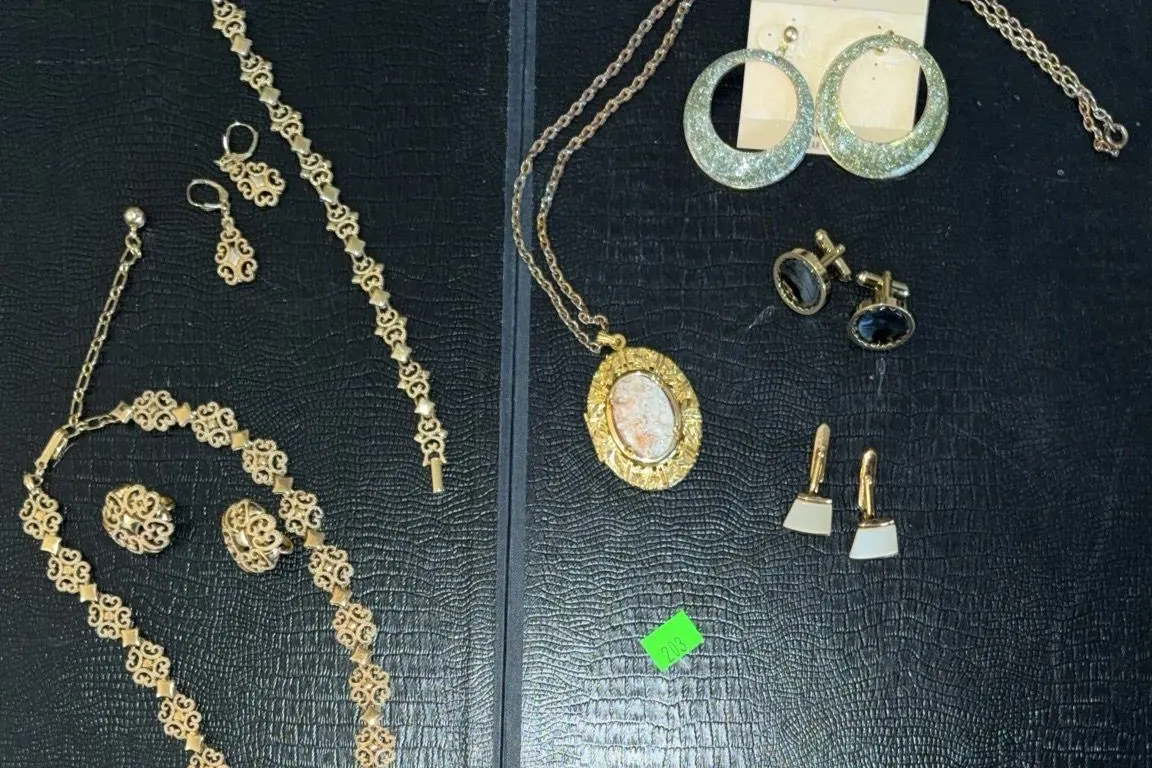 Costume Jewellery Including Necklaces, Bracelets, Earrings, and Cufflinks